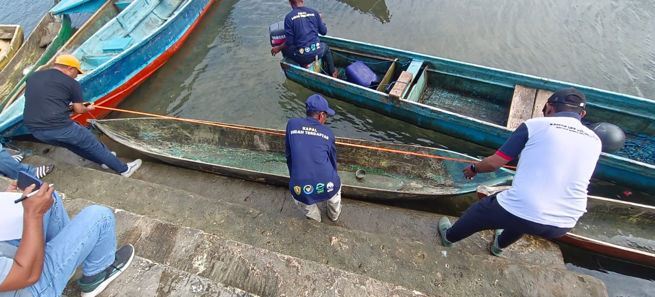 Pengukuran Kapal Perikanan di Ohoi Letvuan Maluku Tenggara